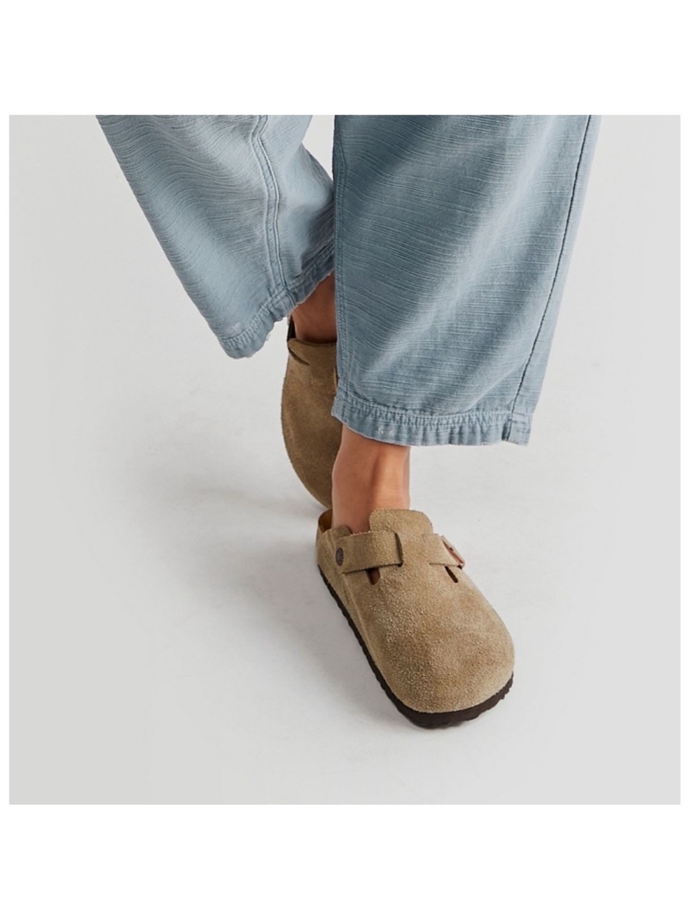 Birkenstock Boston Taupe, size 35